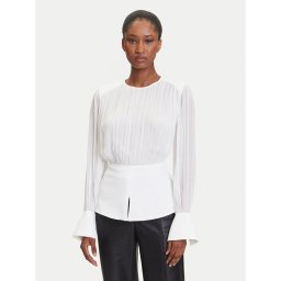 KARL LAGERFELD Блуза A3W11025 Екрю Slim Fit