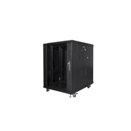 Lanberg rack cabinet 19" free-standing 15U/600x800 (flat pack) black