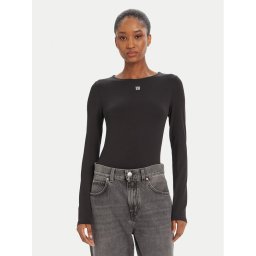 HUGO Блуза Dasiia 50545208 Черен Slim Fit