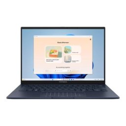 Лаптоп Asus Zenbook UX3405CA-ST1098W,Intel Ultra 7 255H 2.0 GHz (24MB Cache, up to 5.1 GHz, 16 cores, 16 Threads), 14.0 OLED WQXGA+(WQ+) 2880X1800 16:10 Bend+500nits Glare , 120 Hz, LPDDR5X 16GB ( on board ),1TB SSD G4, Windows 11 , Ponder Blue