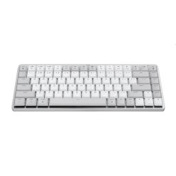 Logitech MX Mechanical Mini for Mac – механична, Bluetooth, подсветка, нископрофилна, бледо сив