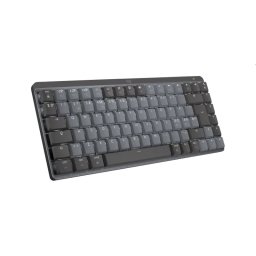 Logitech MX Mechanical Mini for Mac – механична, Bluetooth, подсветка, нископрофилна, сив