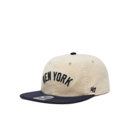 47 Brand Шапка с козирка MLB New York Yankees Fieldstone ’47 CAPTAIN RL B-FLDST17HTP Бял