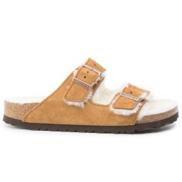 Пантофи Birkenstock Arizona Fur 1001135 Кафяв