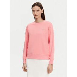 Gant Суитшърт Shield 4201414 Розов Relaxed Fit