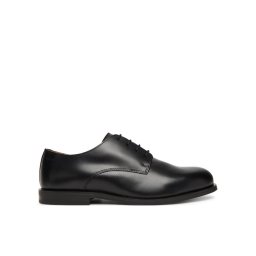Calvin Klein Обувки Ess Rubber Derby Lth HM0HM02056 Черен