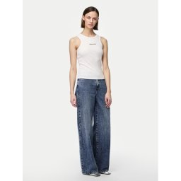Pieces топ Mikka 17152323 Бял Regular Fit