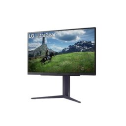 Монитор LG 27GS85Q-B, 27", UltraGear QHD Nano IPS, 1ms, AG, QHD (2560x1440), 200Hz, HDR 400, 1000:1, 400cd/m2, DCI-P3 98%, USB3.0 (1up/2down), AMD Free-sync, NVIDIA G-Sync, HDMI, DisplayPort, Height adjustment, Tilt, Pivot, Headphone Out, Black