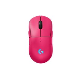 Logitech PRO 2 LIGHTSPEED – безжична гейминг мишка, 44000 DPI, Hero 2, 80g, розова