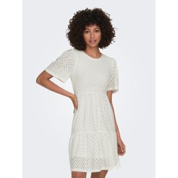 JDY Лятна рокля Carla 15254680 Бял Regular Fit
