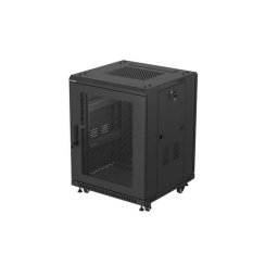 Lanberg rack cabinet 19" free-standing 15U/600X600 (FLAT PACK) with mesh do