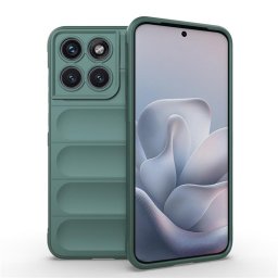 Подсилен силиконов гръб на ленти за Motorola Edge 70 Fusion 5G - зелен