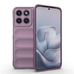 Подсилен силиконов гръб на ленти за Motorola Edge 70 Fusion 5G - лилав