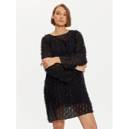 Karen by Simonsen Коктейлна рокля Rubina 10105170 Черен Oversize
