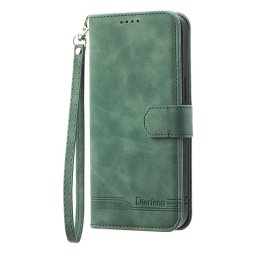 Калъф тип портмоне марка DIERFENG за Honor X5c Plus - зелен