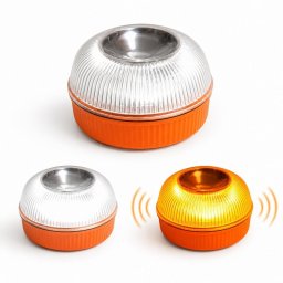 Аварийна LED Лампа V16 за Кола с Фенер, Магнитна Основа и 360° Видимост