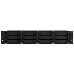 Мрежови диск (NAS) Qnap TS-1264U-RP-8G, четириядрен Intel Celeron N5105 2.0/2.9 GHz, без твърд диск (12x 3.5-inch SATA 6Gb/s, 3Gb/s), 8GB RAM, 2x 10/100/1000/2500 LAN, 2x USB 3.2 Gen 2