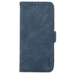 Кожен калъф страничен flip марка ABEEL за Xiaomi Redmi 15 4G/5G – син