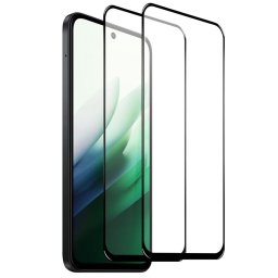 Два броя удароустойчив стъклен протектор за екран марка NORTHJO за Xiaomi Redmi 15 4G/5G - с черна рамка