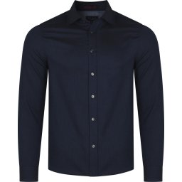 TED BAKER LONDON - Тъмносина кротонова риза