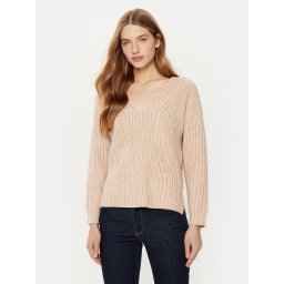 Guess Пуловер W5RR03 Z3K70 Бежов Regular Fit
