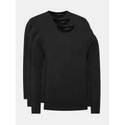Tommy Hilfiger Комплект дълги ръкави UM0UM03022 Черен Slim Fit