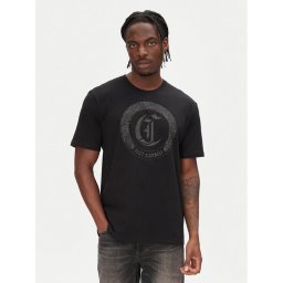 Just Cavalli Тишърт 78OAHE22 Черен Regular Fit