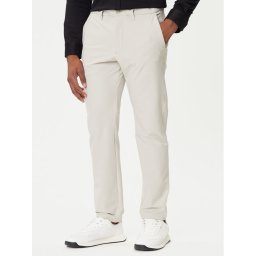 BOSS Текстилни панталони T_Commuter 50534303 Бежов Slim Fit