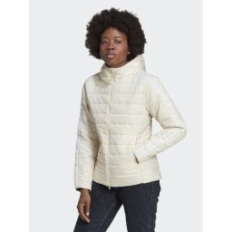 adidas Преходно яке Premium HK5251 Бежов Slim Fit
