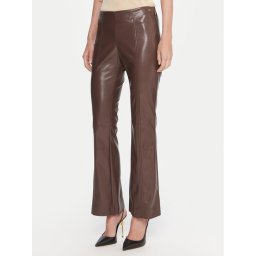 Marciano Guess Панталони от имитация на кожа 5BGB09 7389A Кафяв Slim Fit