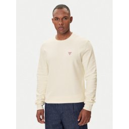 Guess Jeans Тениска с дълъг ръкав M4BI77 KCII1 Екрю Regular Fit