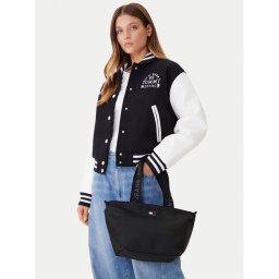 Tommy Jeans Дамска чанта Tjw Ess Daily Mini Tote AW0AW17890 Черен