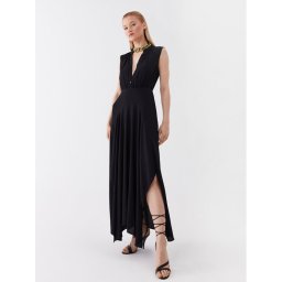 Patrizia Pepe Ежедневна рокля 2A2575/A8I1-K103 Черен Regular Fit