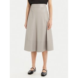 Max Mara Leisure Пола от имитация на кожа Marzia 2516771027 Сив Regular Fit