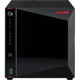 Мрежов сторидж Asustor Nimbustor AS5404T, 4 Bay NAS, Quad-Core 2.0GHz CPU, Dual 2.5GbE Ports, 4GB SO-DIMM DDR4 (Max. 16GB), Four