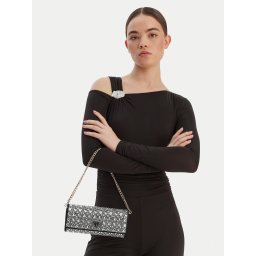Дамска чанта Guess Elsie Mini HWSC96 50710 Сребрист