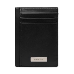 Калъф за кредитни карти Calvin Klein Plaque Ns Card Case LV04D1065G Черен