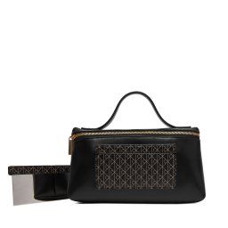 Несесер Calvin Klein Emblem Aop Beauty Case Giftset LV04F1102G Черен