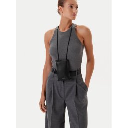 Calvin Klein Чантичка за телефон Foil Emboss Phone Crossbody LV04D1037G Черен