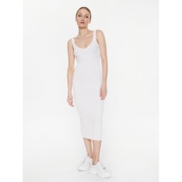MMC Studio Плетена рокля Light Skin Кремав Slim Fit