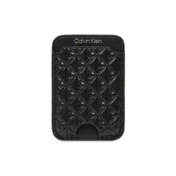 Calvin Klein Калъф за кредитни карти Aop Leather Magnetic Card Case LV04F1100G Черен