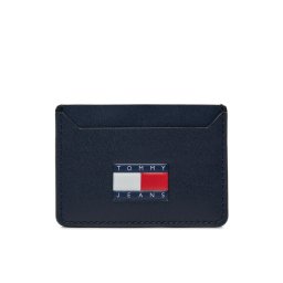 Tommy Jeans Калъф за кредитни карти Tjm Heritage Leather Cc Holder AM0AM12085 Тъмносин