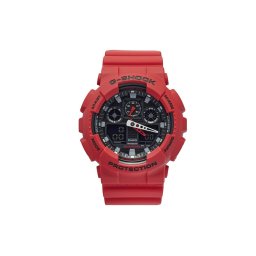 G-Shock Часовник GA-100B-4AER Червен