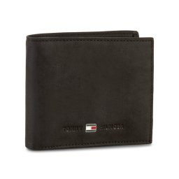 Tommy Hilfiger Портфейл Johnson Mini Cc Wallet AM0AM00663 Черен