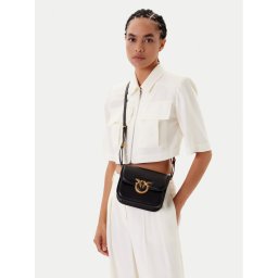 PINKO Дамска чанта Love Box Bag Fl Mini 104297 A26L Черен
