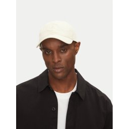 Calvin Klein Шапка с козирка 6 Panel Small Monogram LV04G5002G Кремав