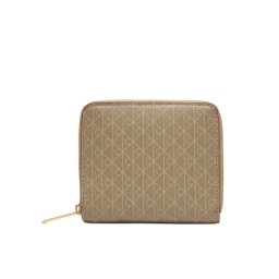 Calvin Klein Портфейл Emblem Aop Square Zip Around LV04F1089G Бежов