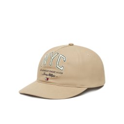 Tommy Hilfiger Шапка с козирка Flag Seasonal 5 Panel AM0AM13562 Бежов