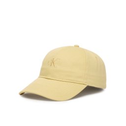 Calvin Klein Шапка с козирка Monogram Embroidery Baseball Cap LV04K5024G Жълт
