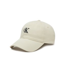 Calvin Klein Jeans Шапка с козирка Embroidered Monogram Cap LV04K5024G Бял